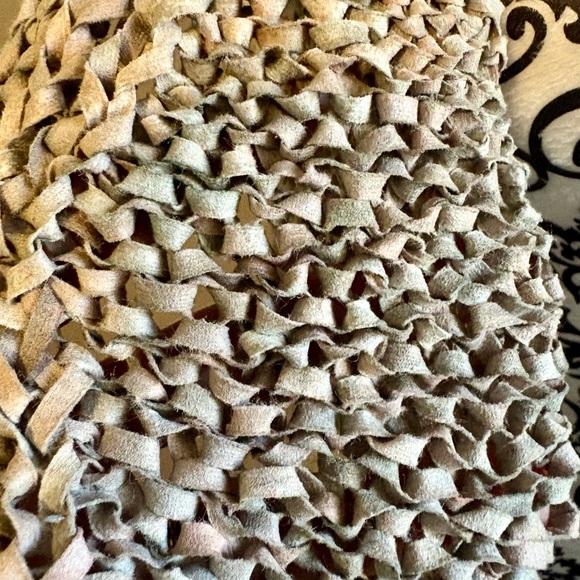 LANA GROSSA Yarn Handmade Thread Textured Knit Vest - Picture 3 of 7